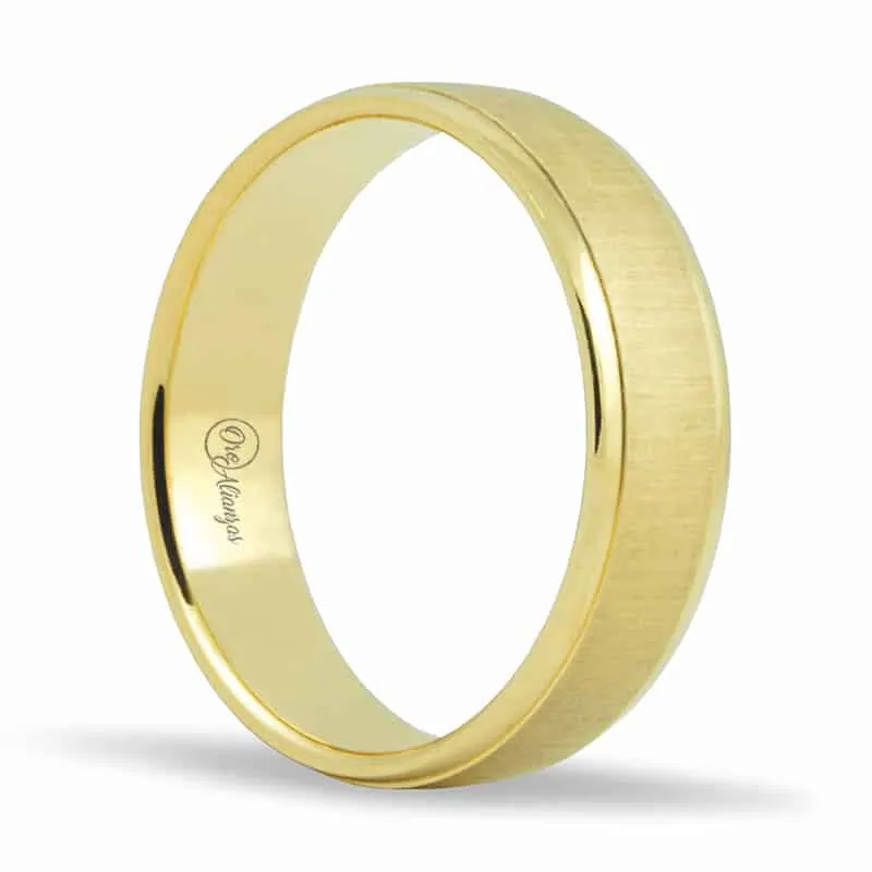 Alianza Oro Amarillo 18K de 5.5 mm de ancho OA-157A - Imagen 1